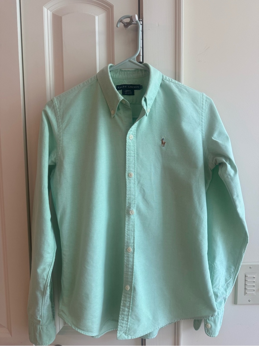 Vintage Ralph Lauren Oxford Shirt Size 6 💚💚💚